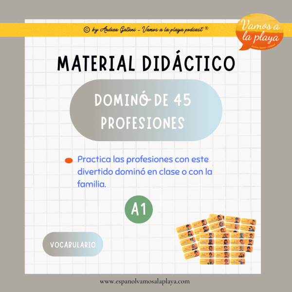 Practica las profesiones con este dominó