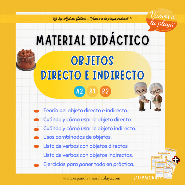 🍰Objetos Directos e Indirectos👵🏻