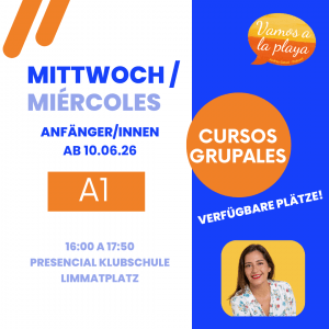 Kurs: Mittwoch A1 (1/3) – Anfänger – Limmatplatz