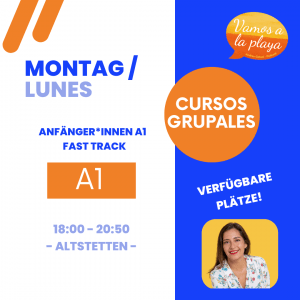Kurs: Montag A1 – Altstetten- Anfänger*innen – Fast Track
