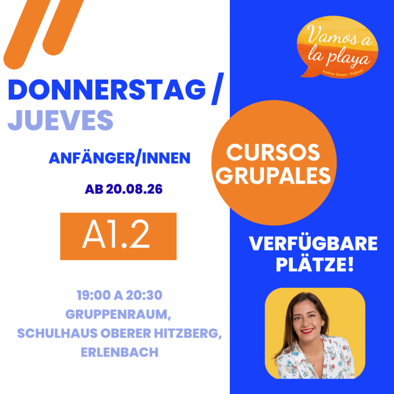 Kurs: Donnerstag A1.2 - Erlenbach
