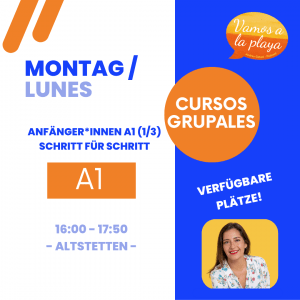 Curso A1- Spanisch Anfänger*innen – Schritt für Schritt A1 (1/3)