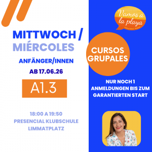 Curso: A1.3 – Miércoles – Limmatplatz