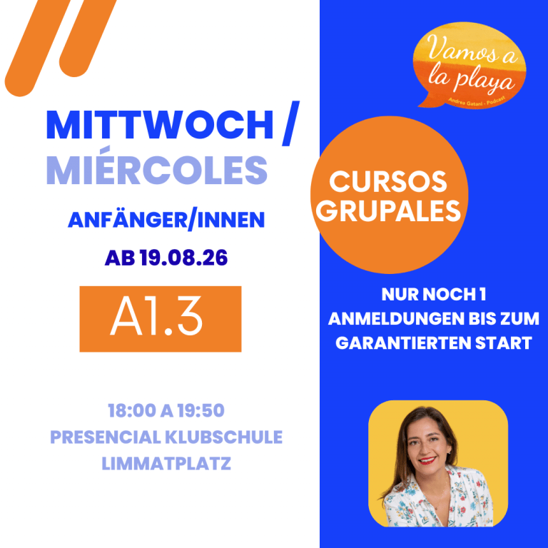 Curso: A1.3 - Miércoles - Limmatplatz