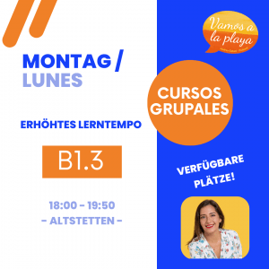 Curso B1.3- Erhöhtes Tempo – Altstetten