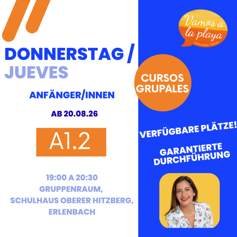 Kurs: Donnerstag A1.2 - Erlenbach
