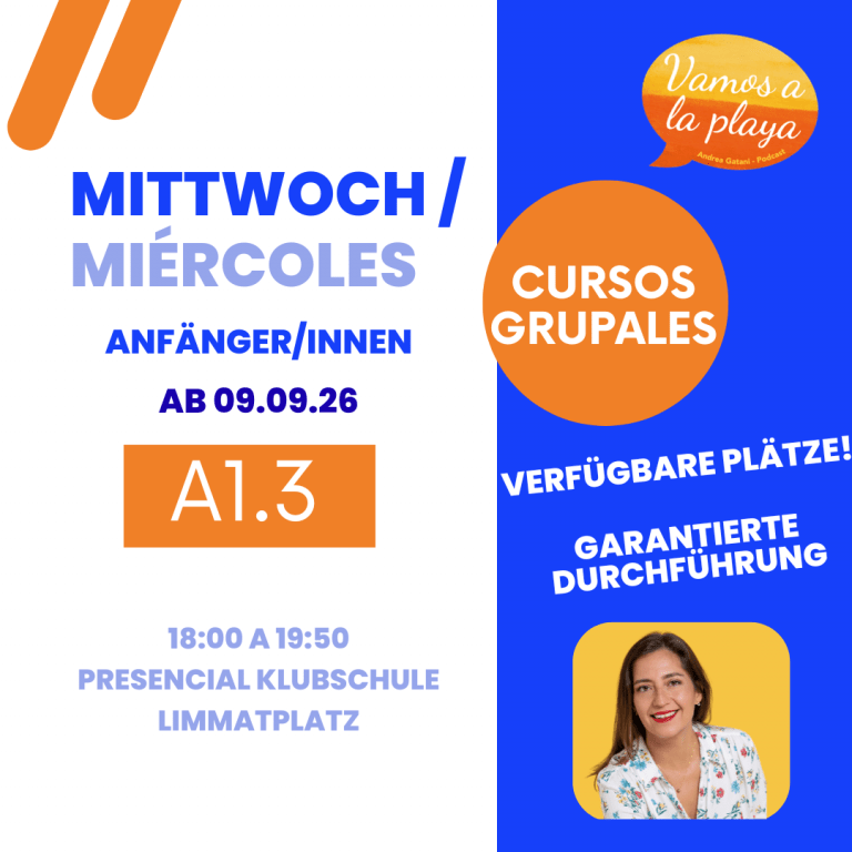 Curso: A1.3 - Miércoles - Limmatplatz
